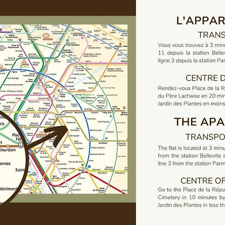 21.Appart 4Pers #Oberkampf#Belleville# Paris Ngoại thất bức ảnh